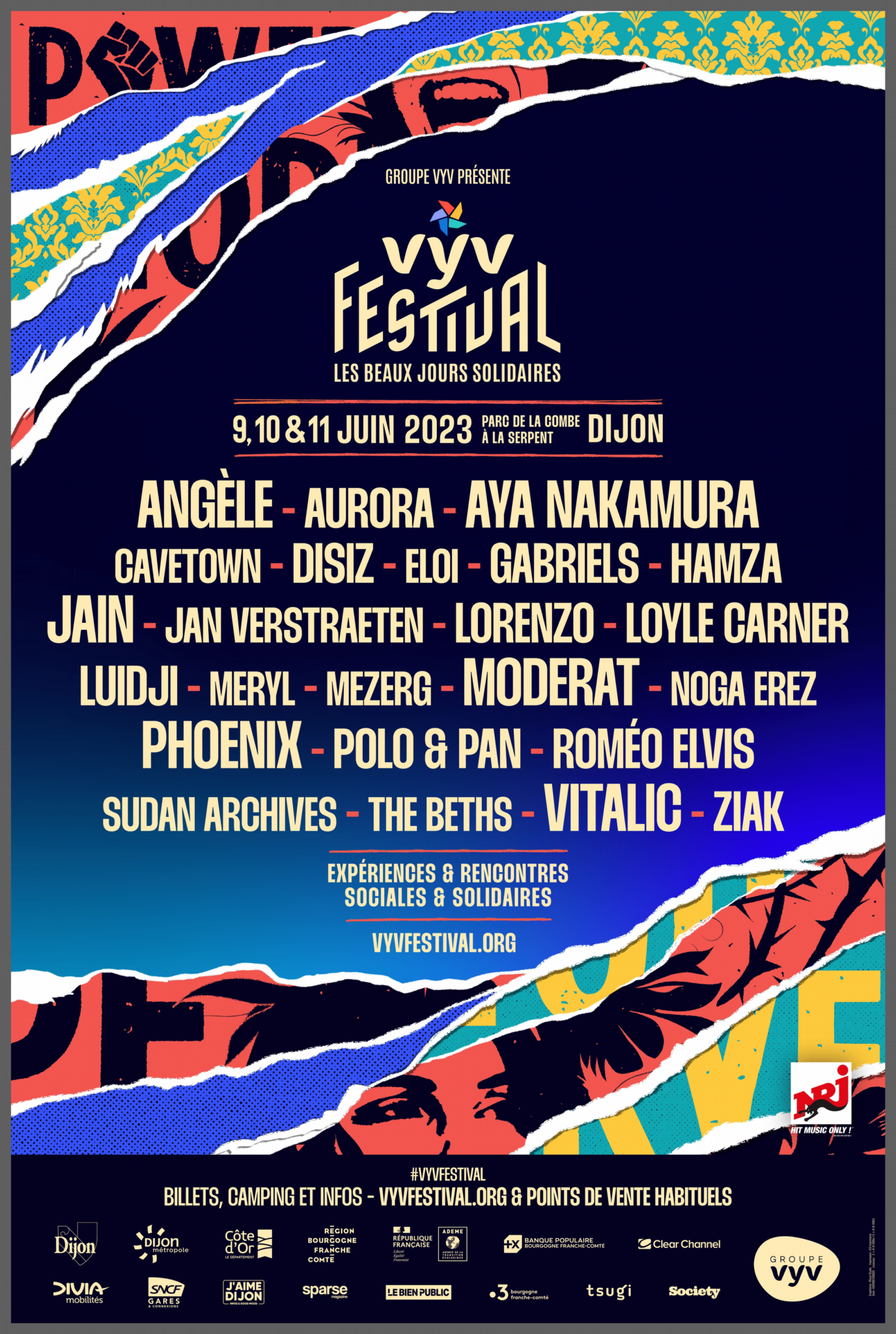 Ang Le Et Aya Nakamura L Affiche Du Vyv Festival J Aime Dijon