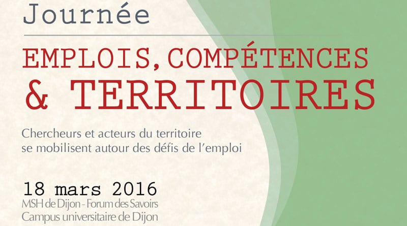 Journée « emplois, compétences et territoires » à Dijon