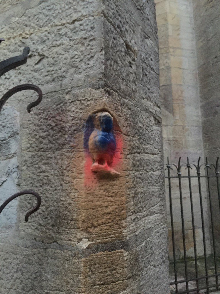 Chouette de Dijon vandalisée © Emmanuel Pic