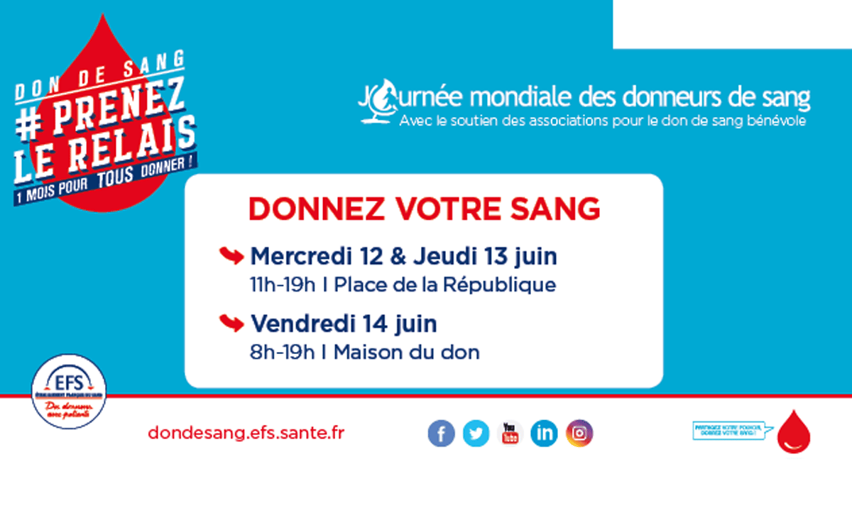 Don Du Sang : Un Mois Pour Tous Donner