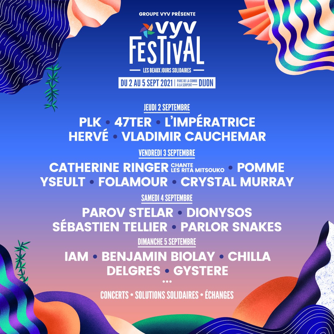 VyV Festival 2021 à Dijon la programmation dévoilée ! J'aime Dijon