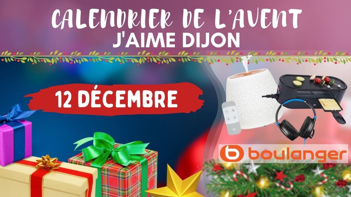 À gagner aujourd'hui dans le calendrier de l'Avent 2021 J'Aime Dijon : des cadeaux offerts par notre partenaire Boulanger Dijon Toison d'Or
