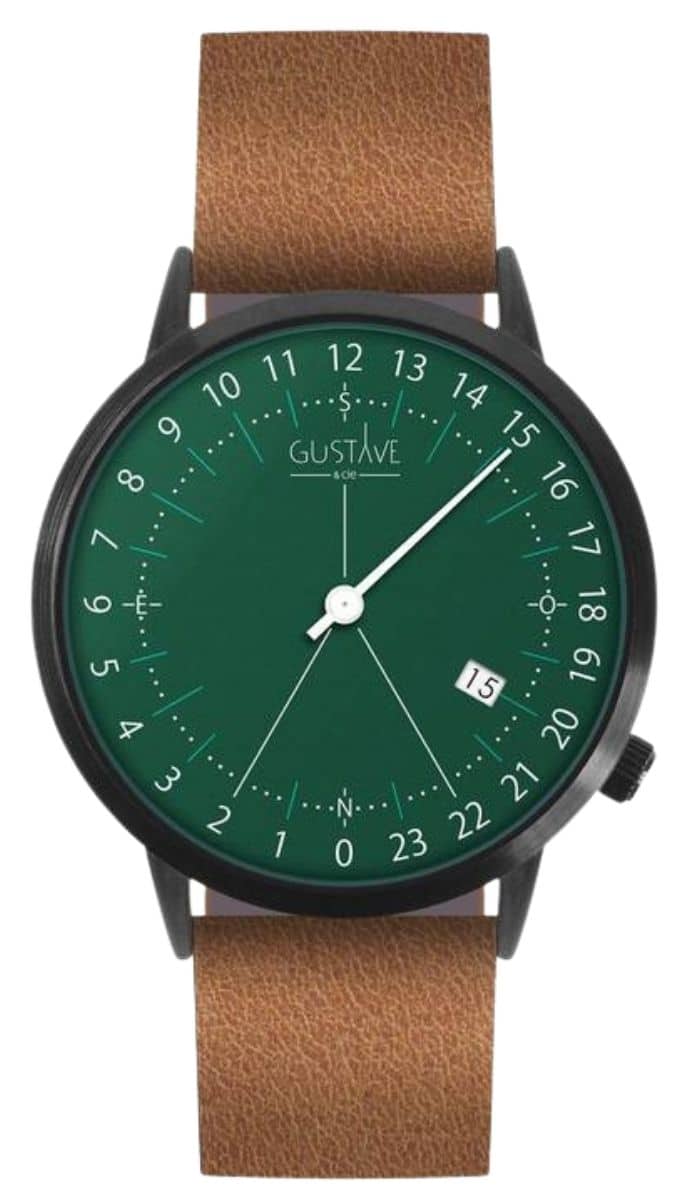 À gagner aujourd'hui dans le calendrier de l'Avent 2021 J'Aime Dijon : une montre offerte par Gustave & Cie, maison horlogère de Dijon.