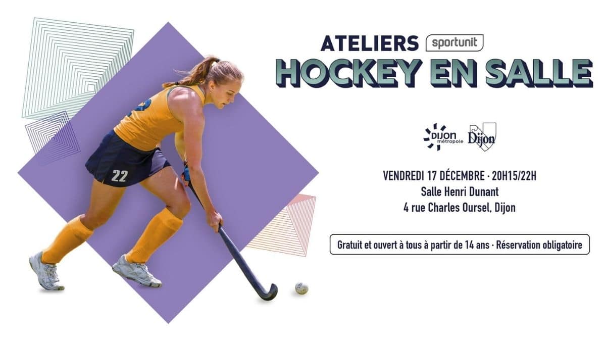 Sportunit vous propose de découvrir le hockey en salle avec le club Hockey sur Gazon Dijon !