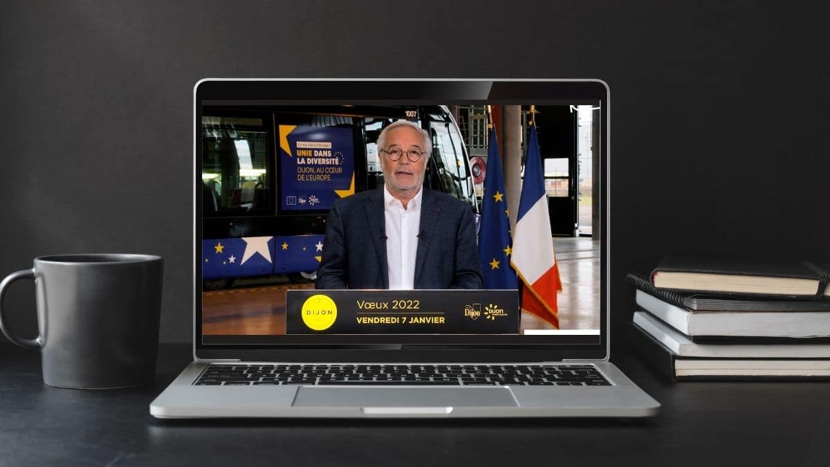 Le maire de Dijon et  président de Dijon métropole François Rebsamen a présenté ses vœux ce vendredi 7 janvier à midi, en vidéo, sur les réseaux sociaux.
