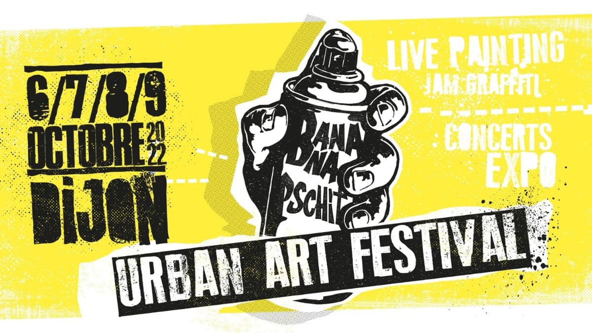 Troisième départ de Banana Pschit, le festival de Street art à Dijon !