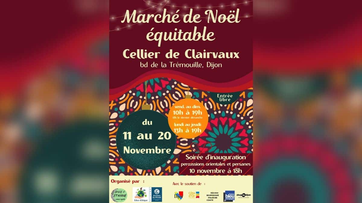 Pensez Equitable avec le Marché de Nöel Equitable de Dijon