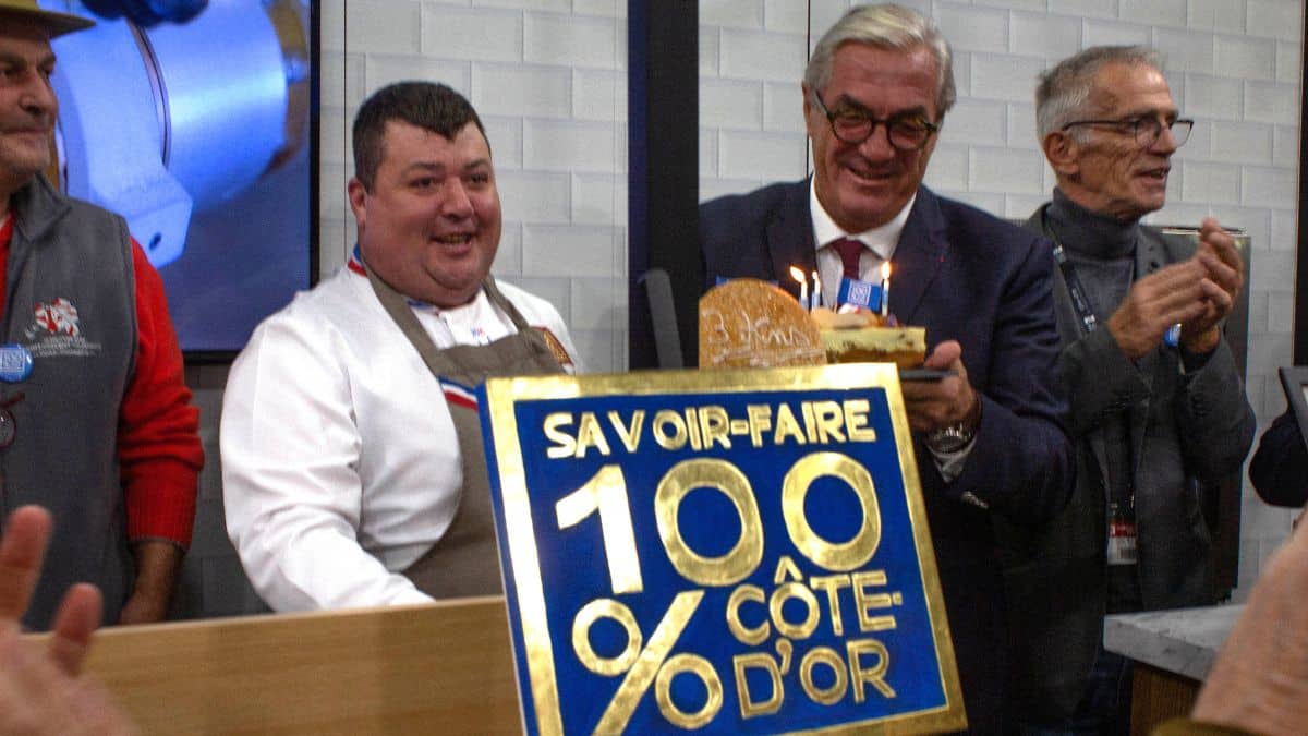 Le Président du Conseil départemental, François Sauvadet, pour les 3 ans de la marque Savoir-faire 100% Côte d'Or