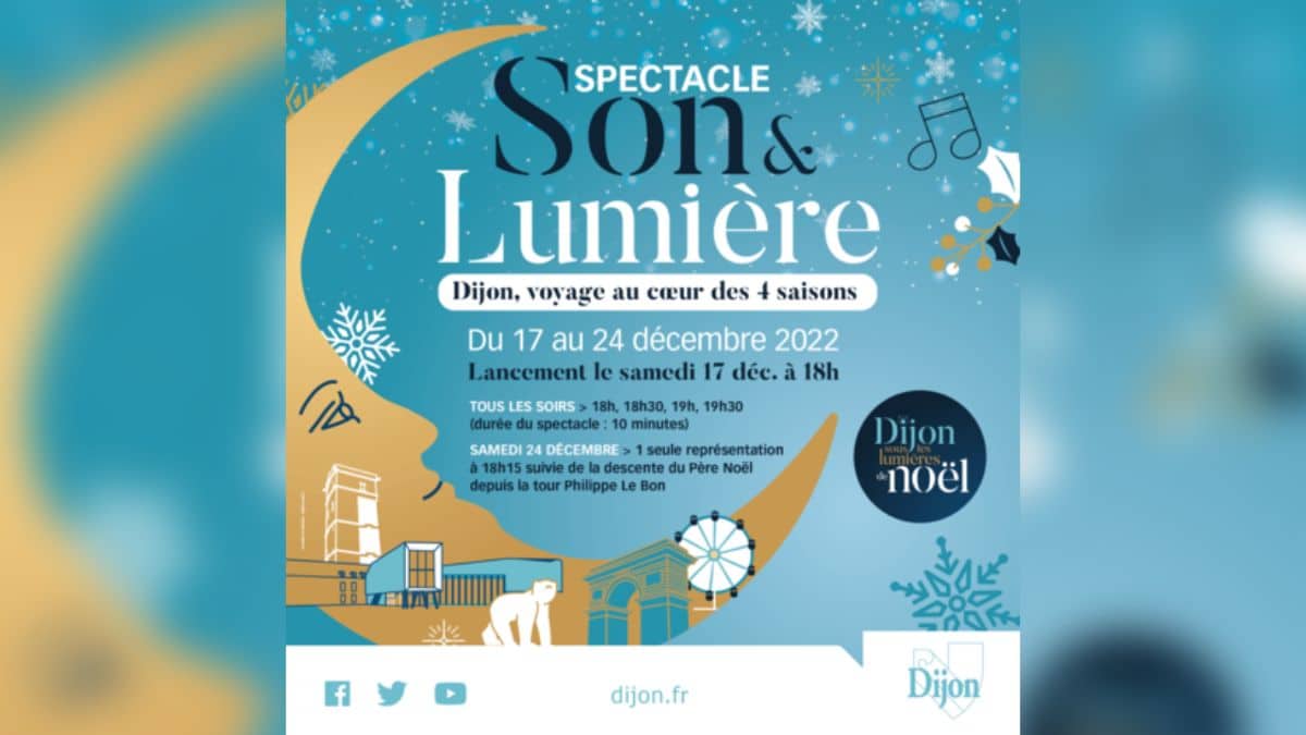 Spectacle Son et Lumière 2022 à Dijon