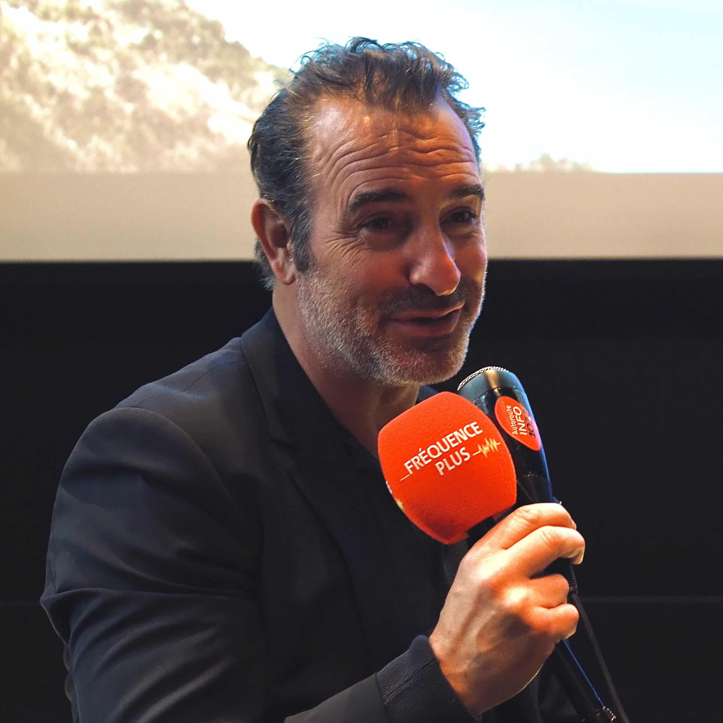 Jean Dujardin lors de la conférence de presse pour le film Sur les chemins noirs à Dijon