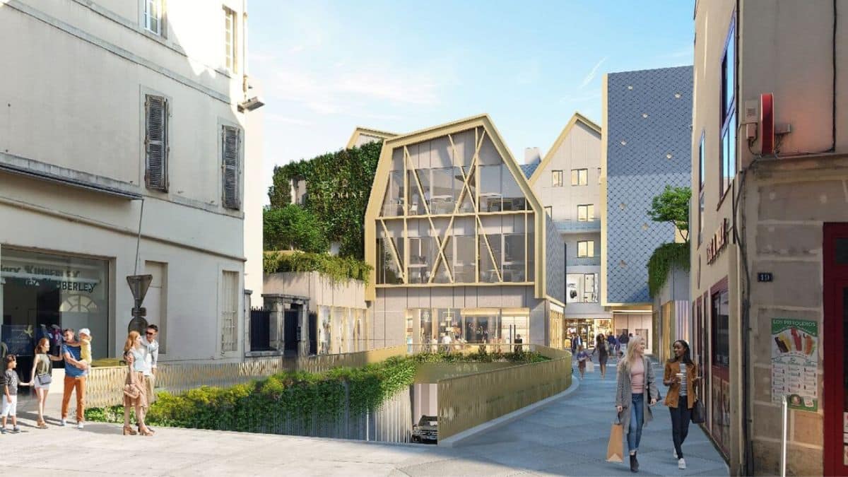 Le nouveau centre commercial Dauphine Dijon, un design assuré par Demathieu Bard Immobilier et les architectes AA GROUP Dijon Outsgn