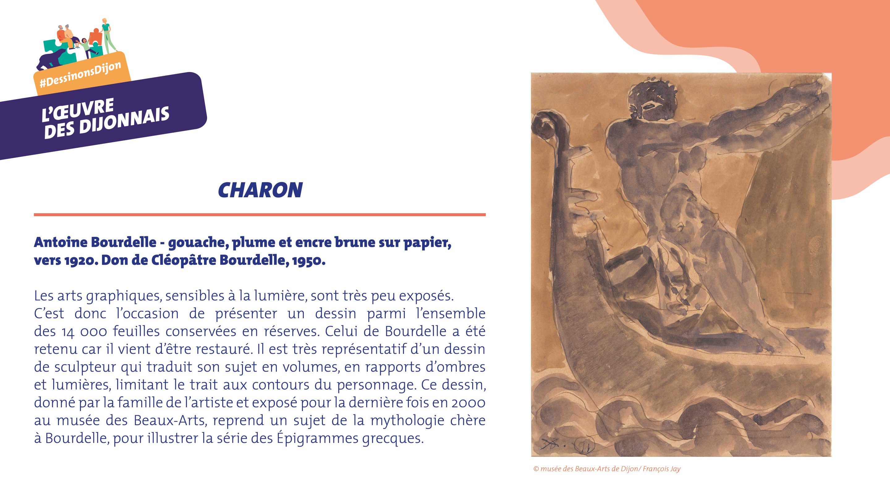 Charon, tableau d'Antoine Bourdelle (1920)