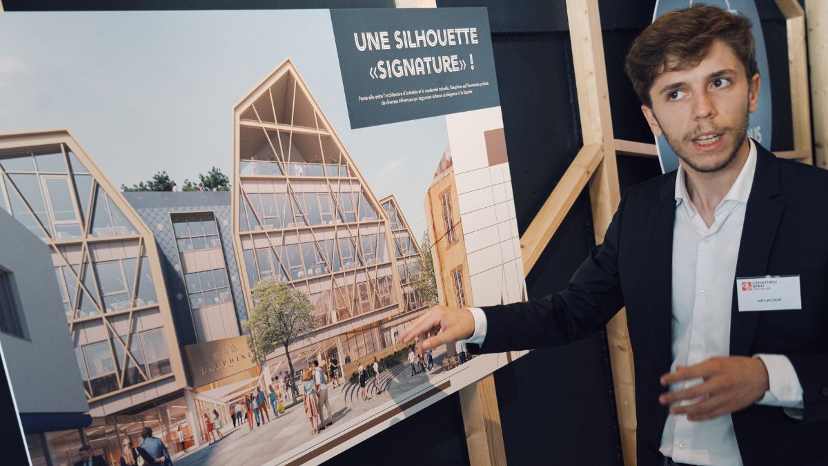 Le projet "Dauphine Dijon", expliqué par Jeff Lacour, responsable de projets immobiliers chez Demathieu Bard