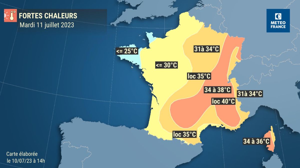Alerte orange canicule en Côte-d'Or jusqu'au 11 juillet 2023