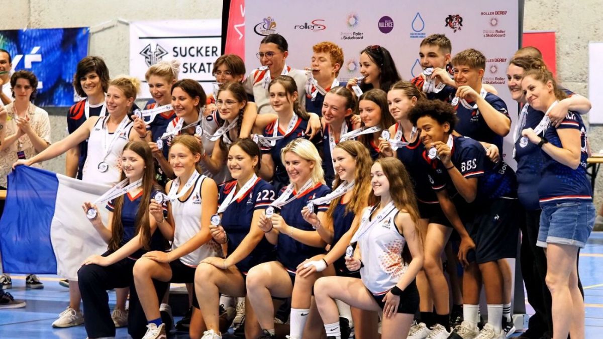 L’équipe de France Junior de roller derby est devenue vice-championne du monde, fin juillet.
