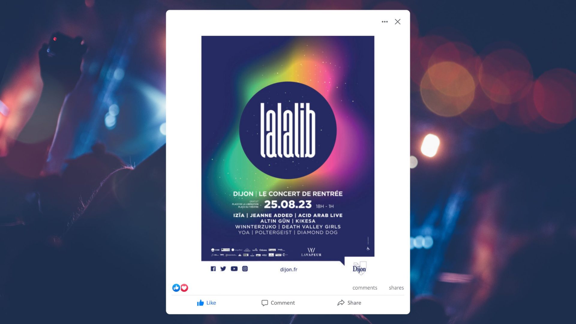 Lalalib 2023 - Un festival écoresponsable
