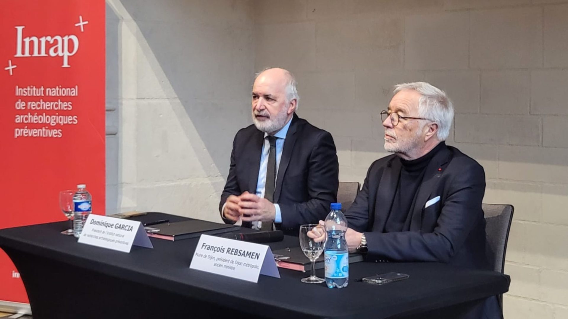 Archéologie : Dijon et l'Inrap signent une convention de trois ans