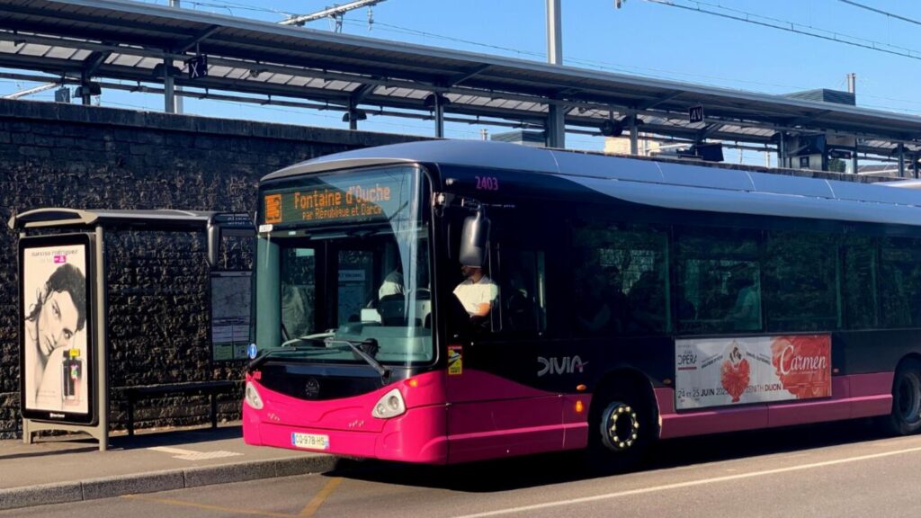 Réouverture de la ligne B14 aux Bourroches à Dijon