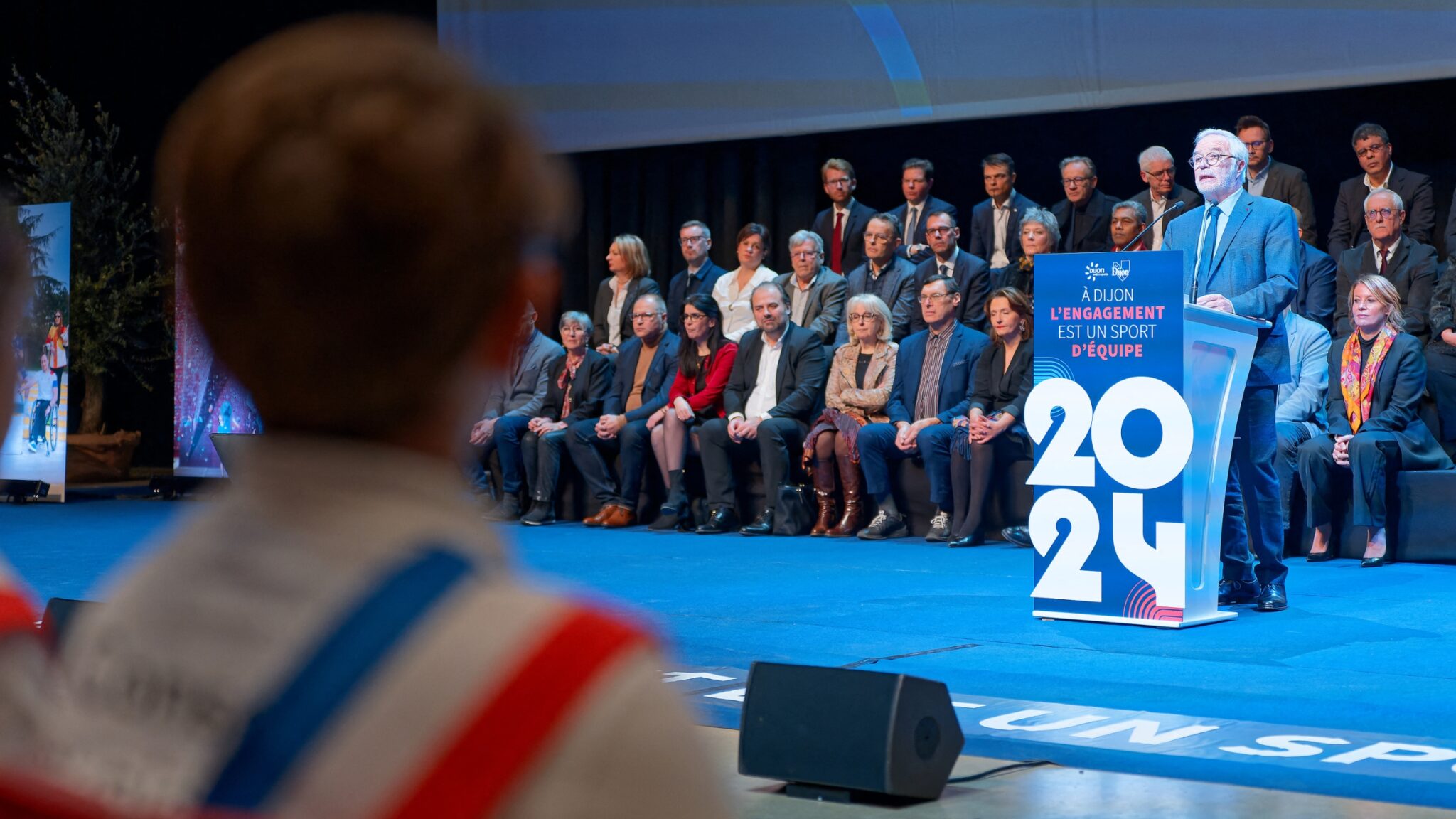 François Rebsamen a présenté ses vœux 2024 aux Dijonnais