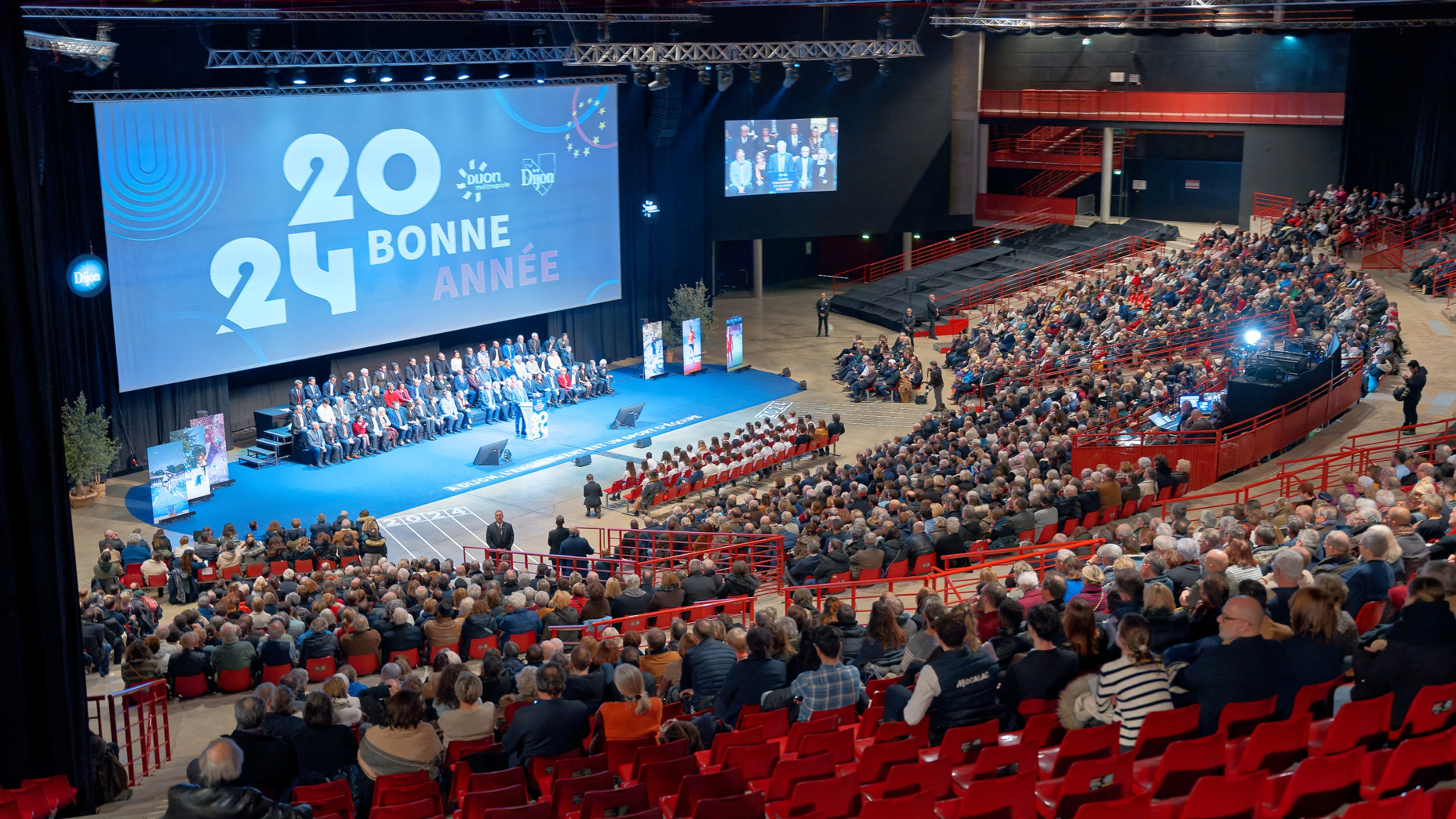 François Rebsamen a présenté ses vœux 2024 aux Dijonnais