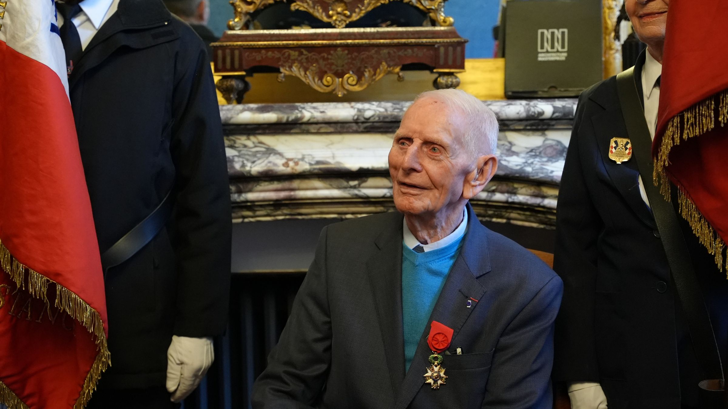 Le résistant déporté Henri Mosson est officier de la Légion d'honneur
