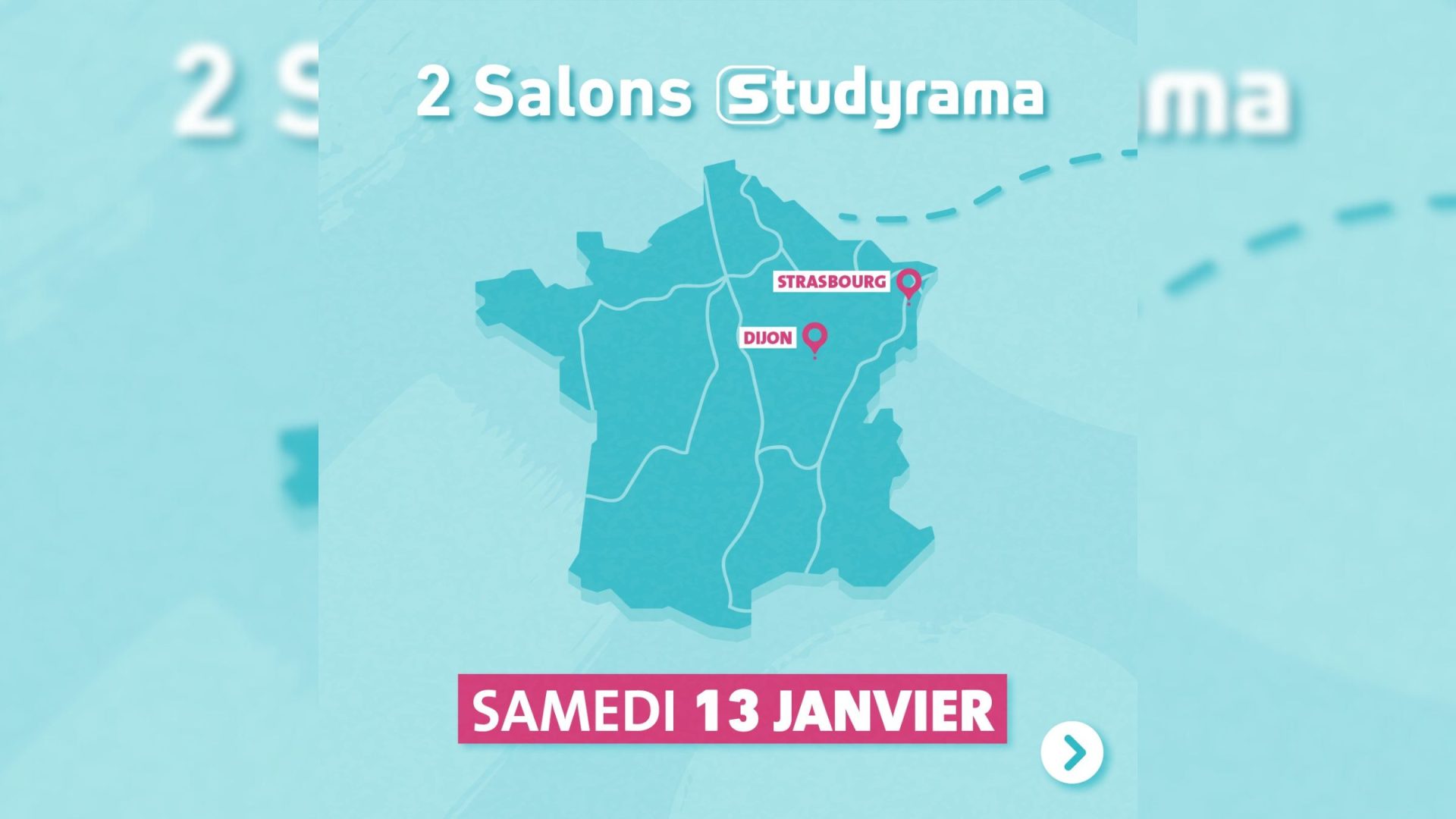 Studyrama : deux salons étudiants à Dijon le 13 janvier
