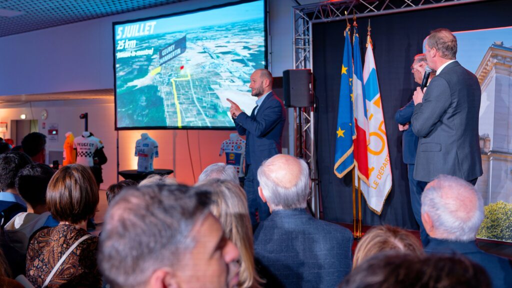 Christian Prudhomme présent aux vœux du département