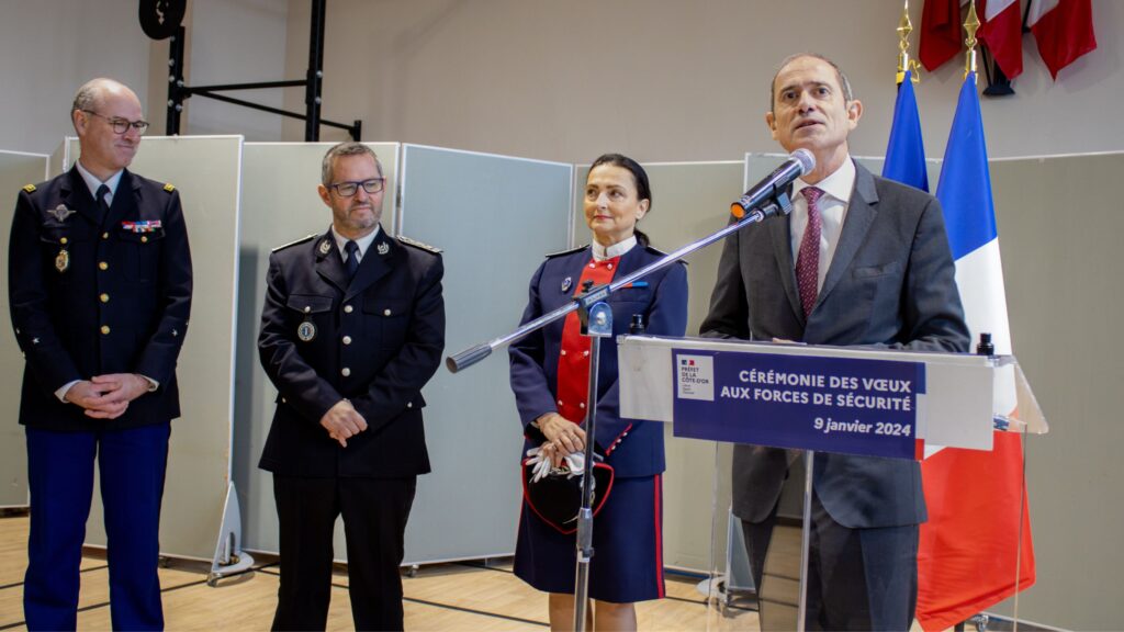 Le préfet a présenté ses vœux aux forces de sécurité intérieure