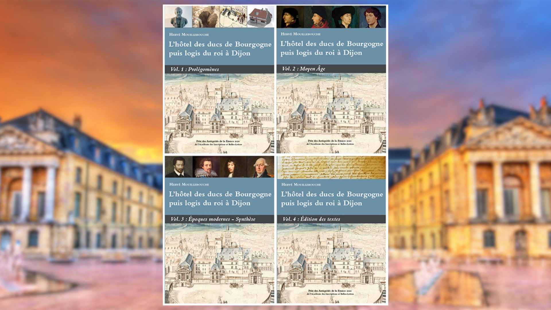 4 tomes pour (re)découvrir le Palais des Ducs de Bourgogne