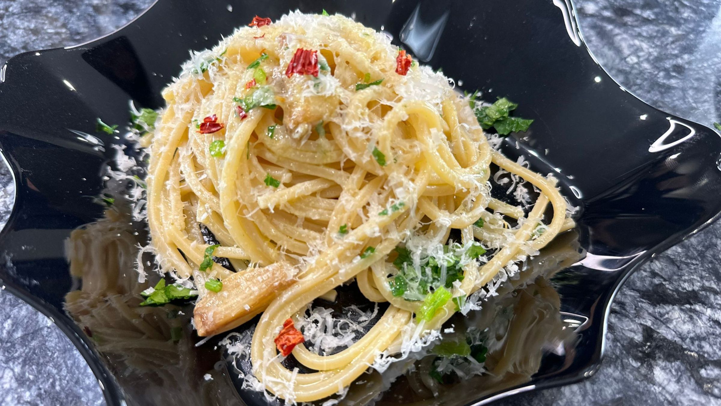 La recette du week-end : Spaghetti aglio olio e peperoncino