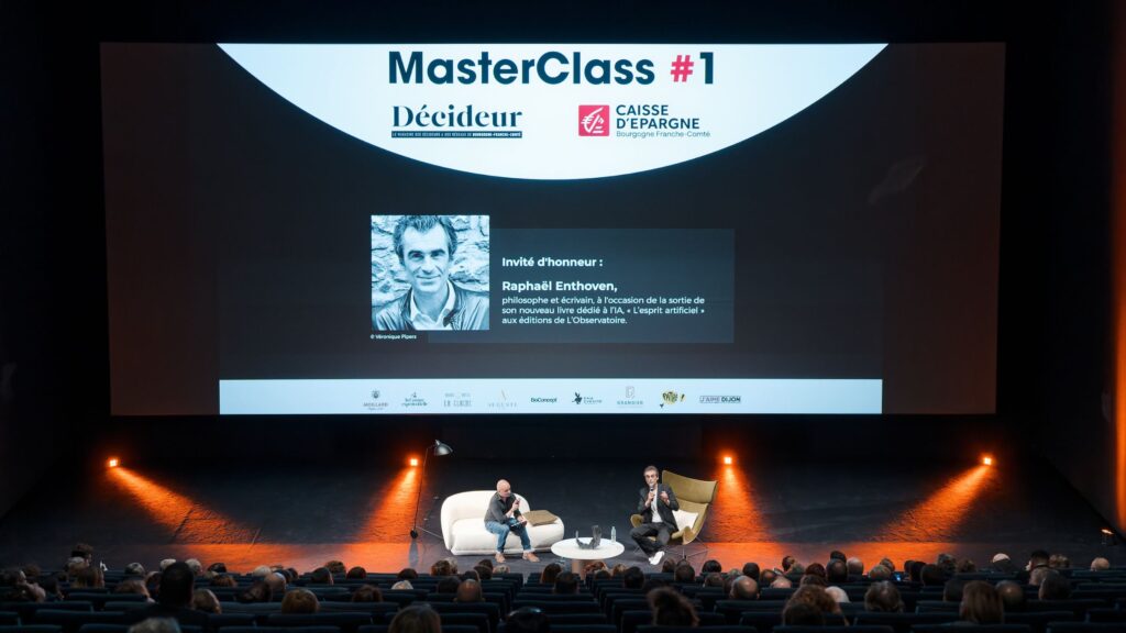 Raphaël Enthoven à la 1ère Masterclass Décideur - Caisse d’Épargne BFC
