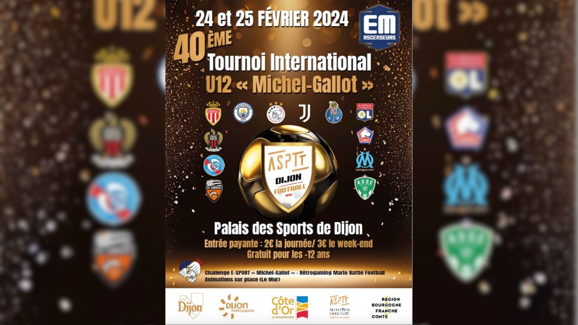 Football U12 : les meilleurs clubs européens à Dijon ce weekend