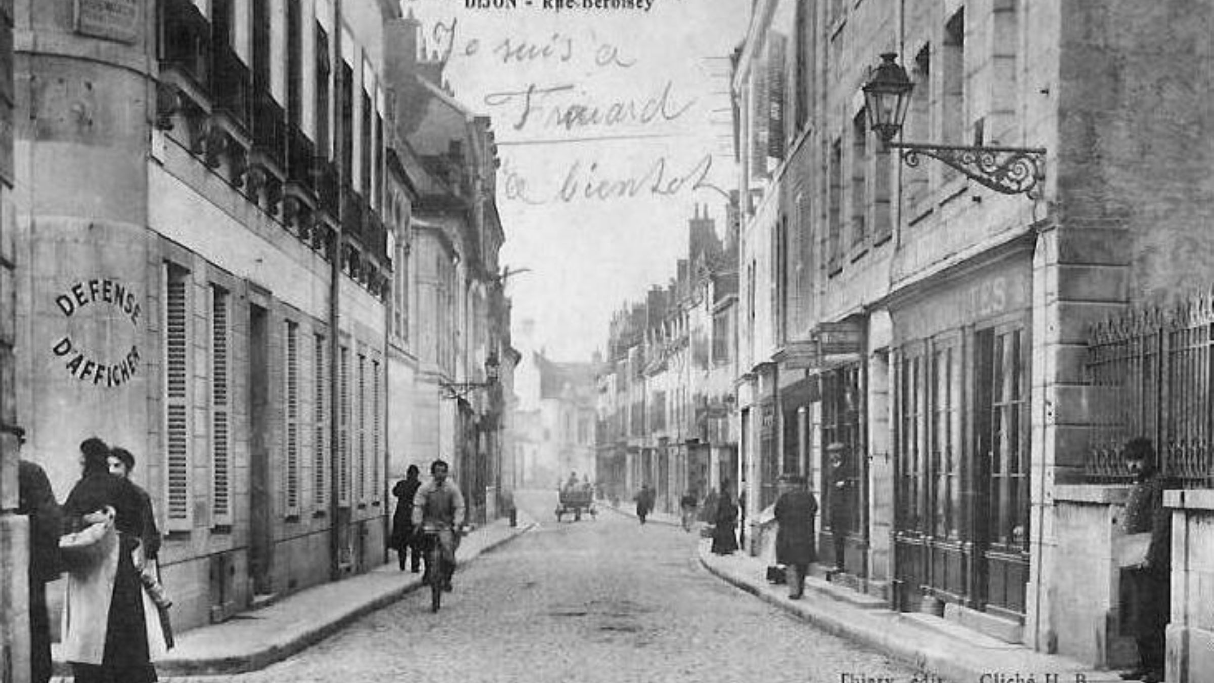 Dijon à travers le temps - La rue Berbisey