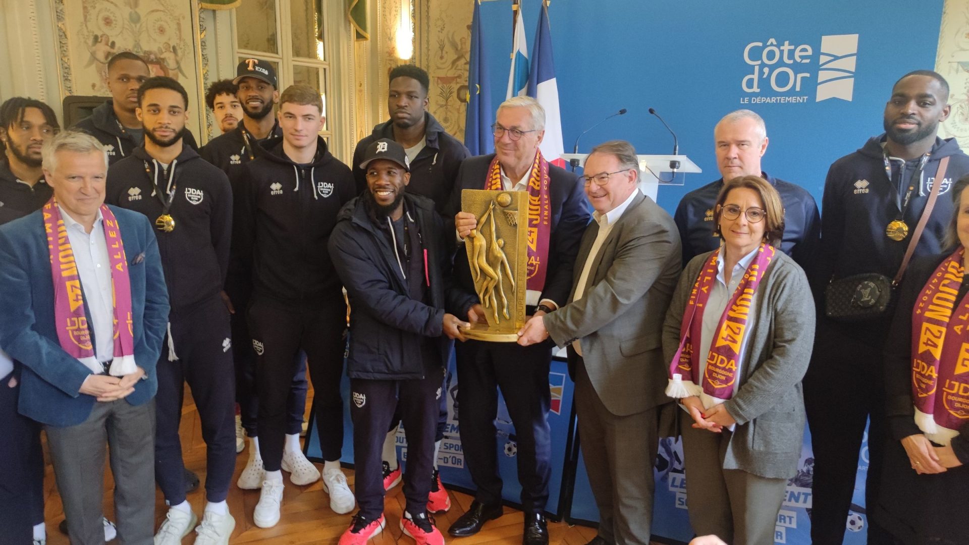 JDA Dijon Basket : après la Coupe de France, la tournée des Grands Ducs