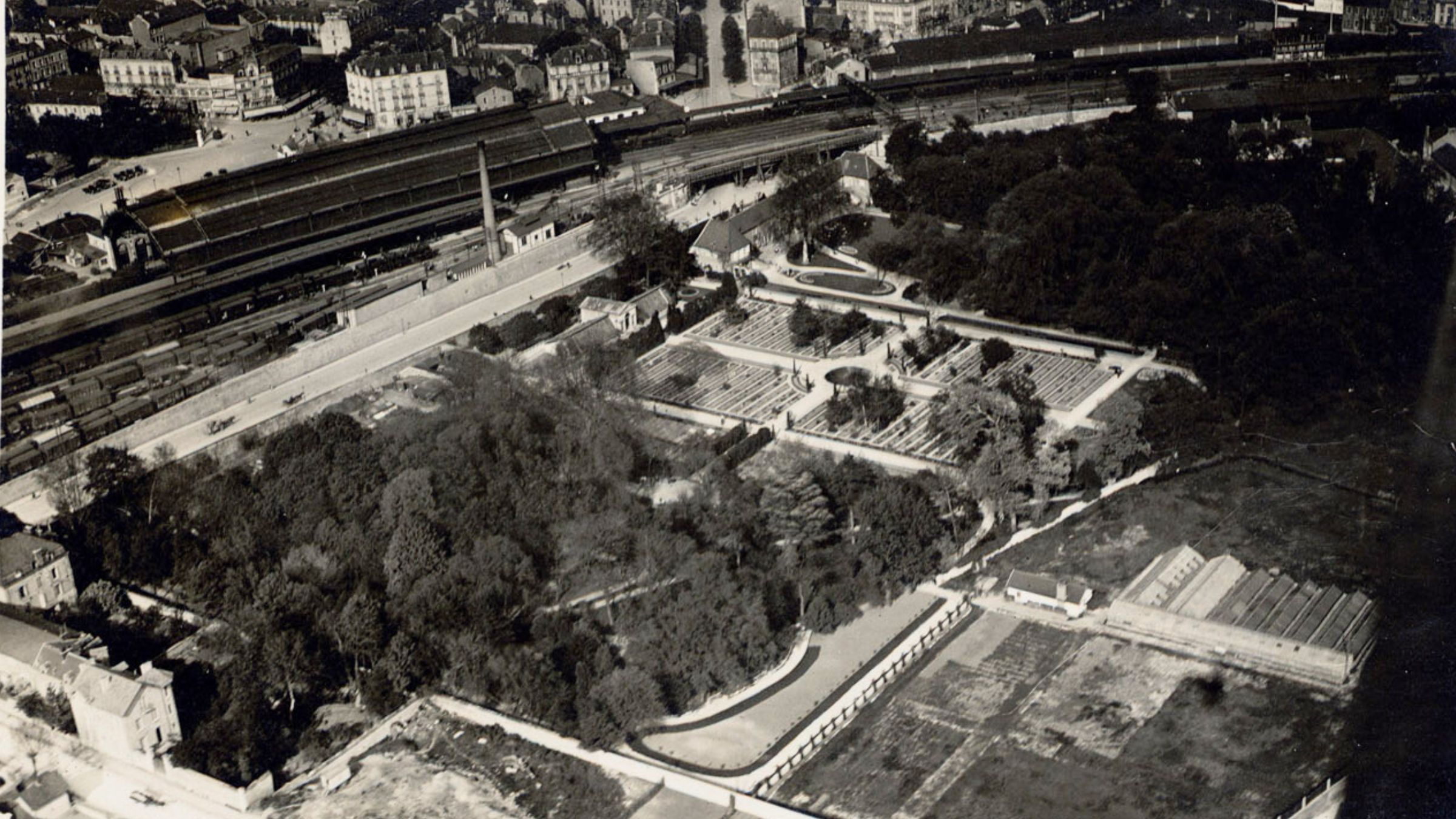 Le jardin de l'Arquebuse - Dijon à travers le temps