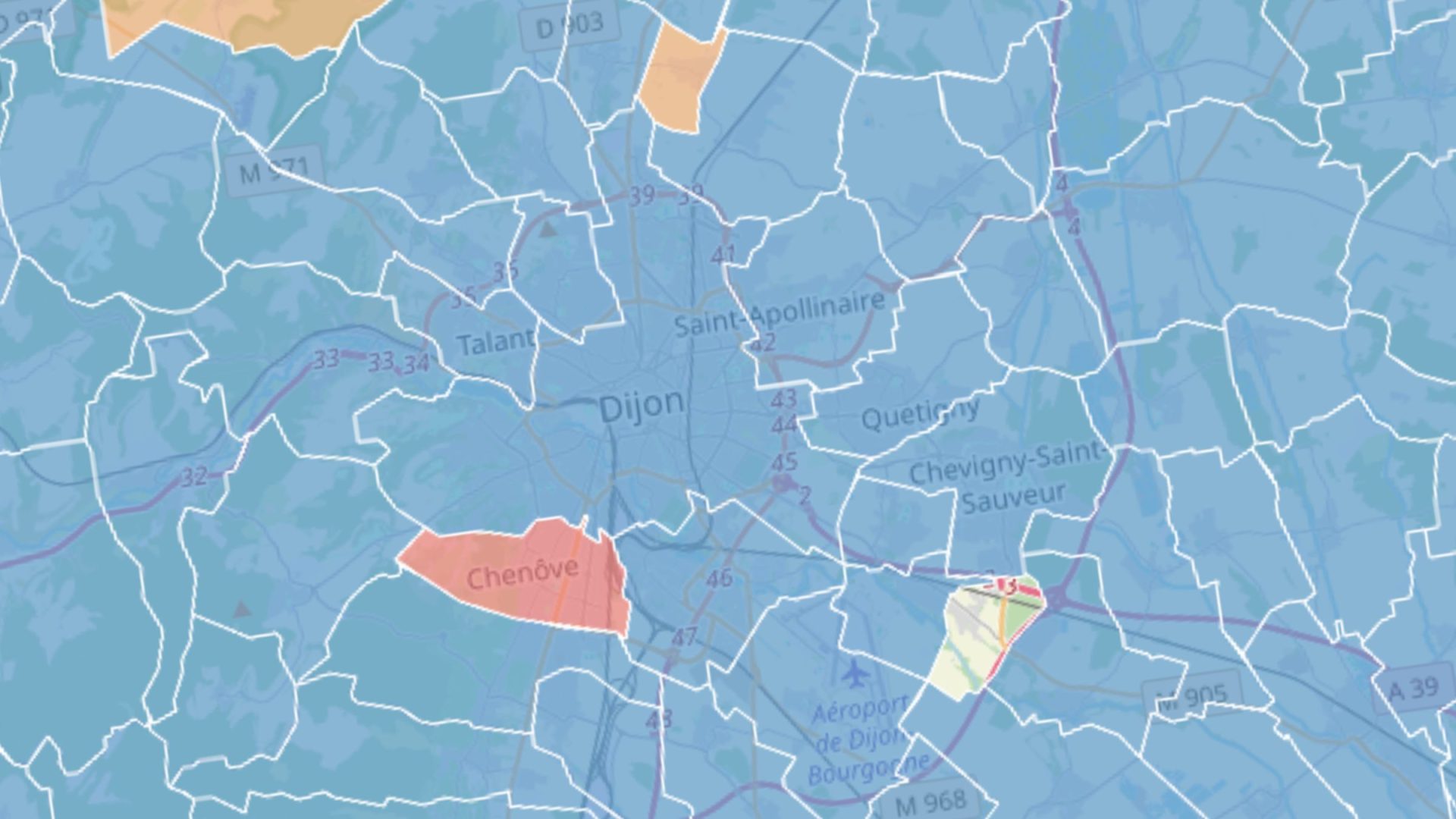 Élections européennes 2024 - Résultats dans l'agglomération de Dijon