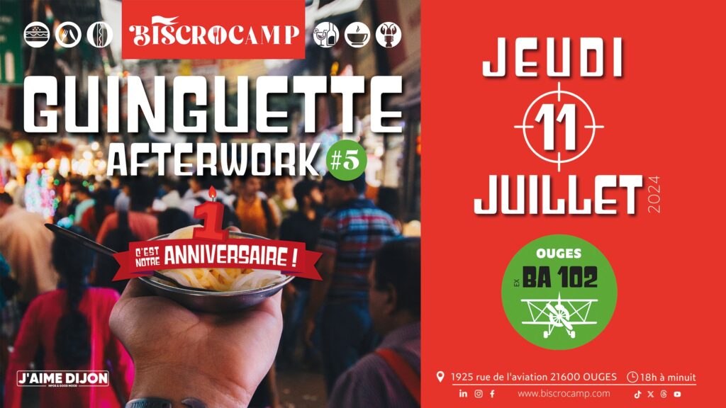 Fêtez le premier anniversaire du Biscrocamp à la BA 102 !