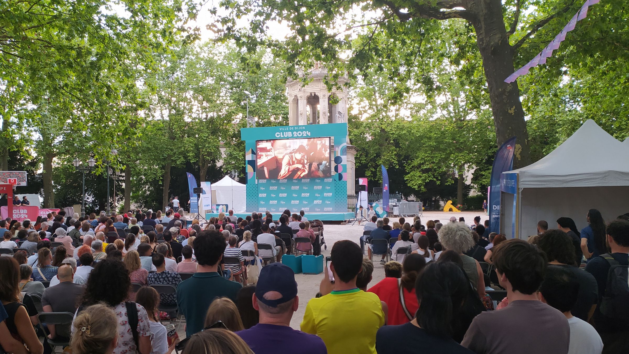 Le programme olympique du 9 août à la fan zone du Jardin Darcy