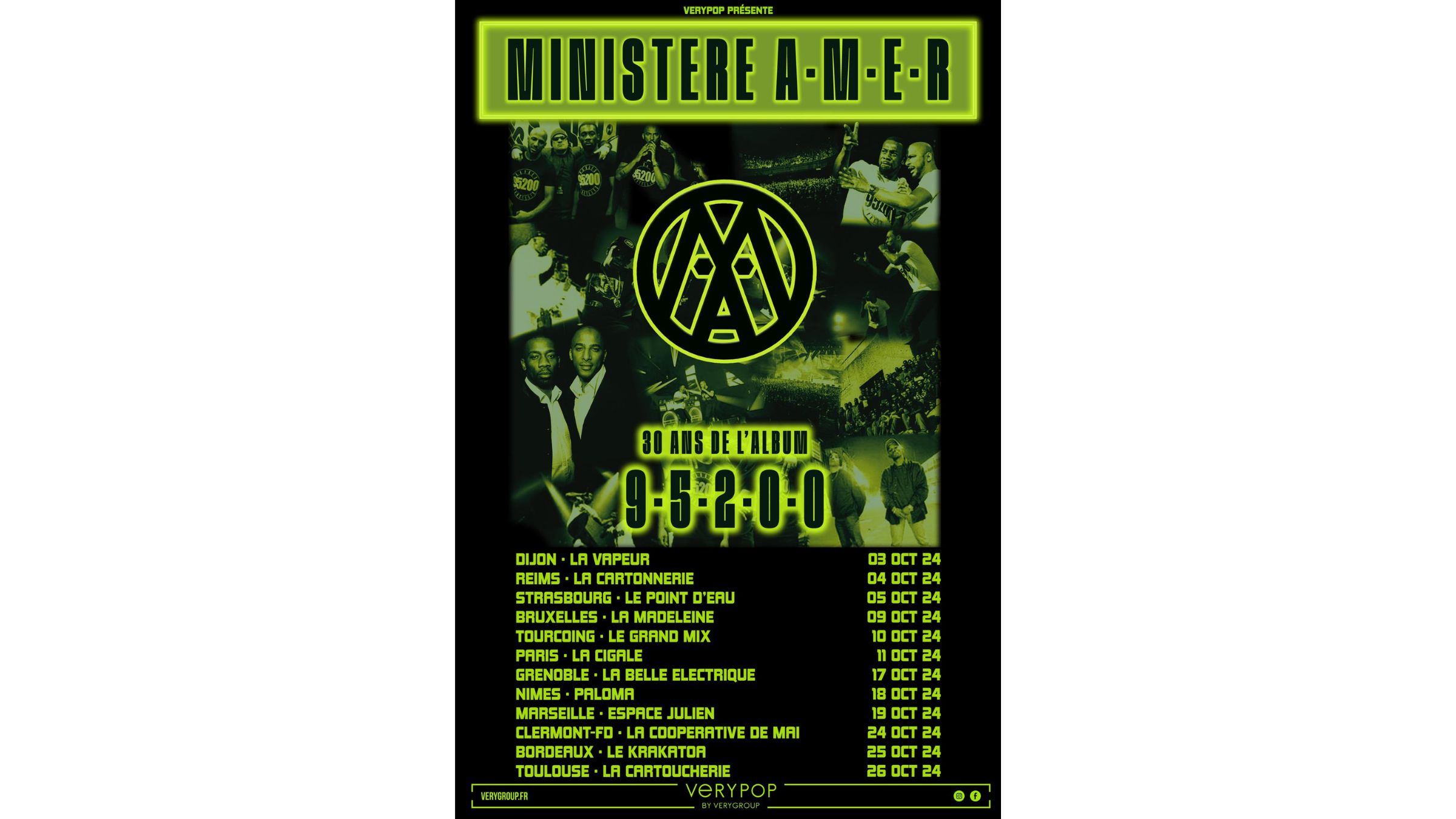 L'iconique groupe de rap Ministère A.M.E.R en concert à La Vapeur