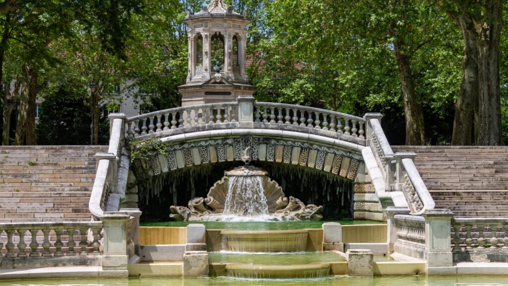 La fontaine du jardin Darcy