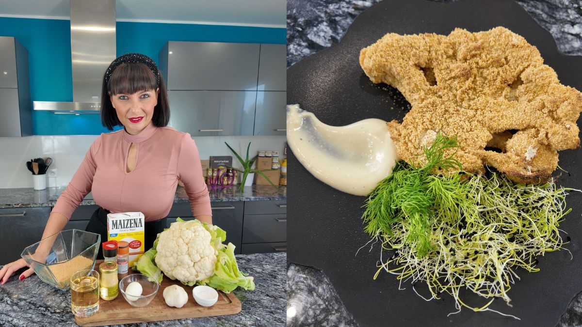La recette du week-end : Côtelettes de chou-fleur avec mayonnaise à l'ail