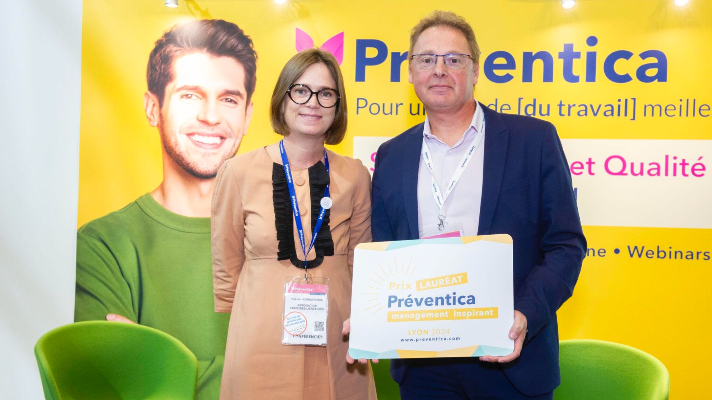 Chevigny reçoit le prix Préventica du management inspirant