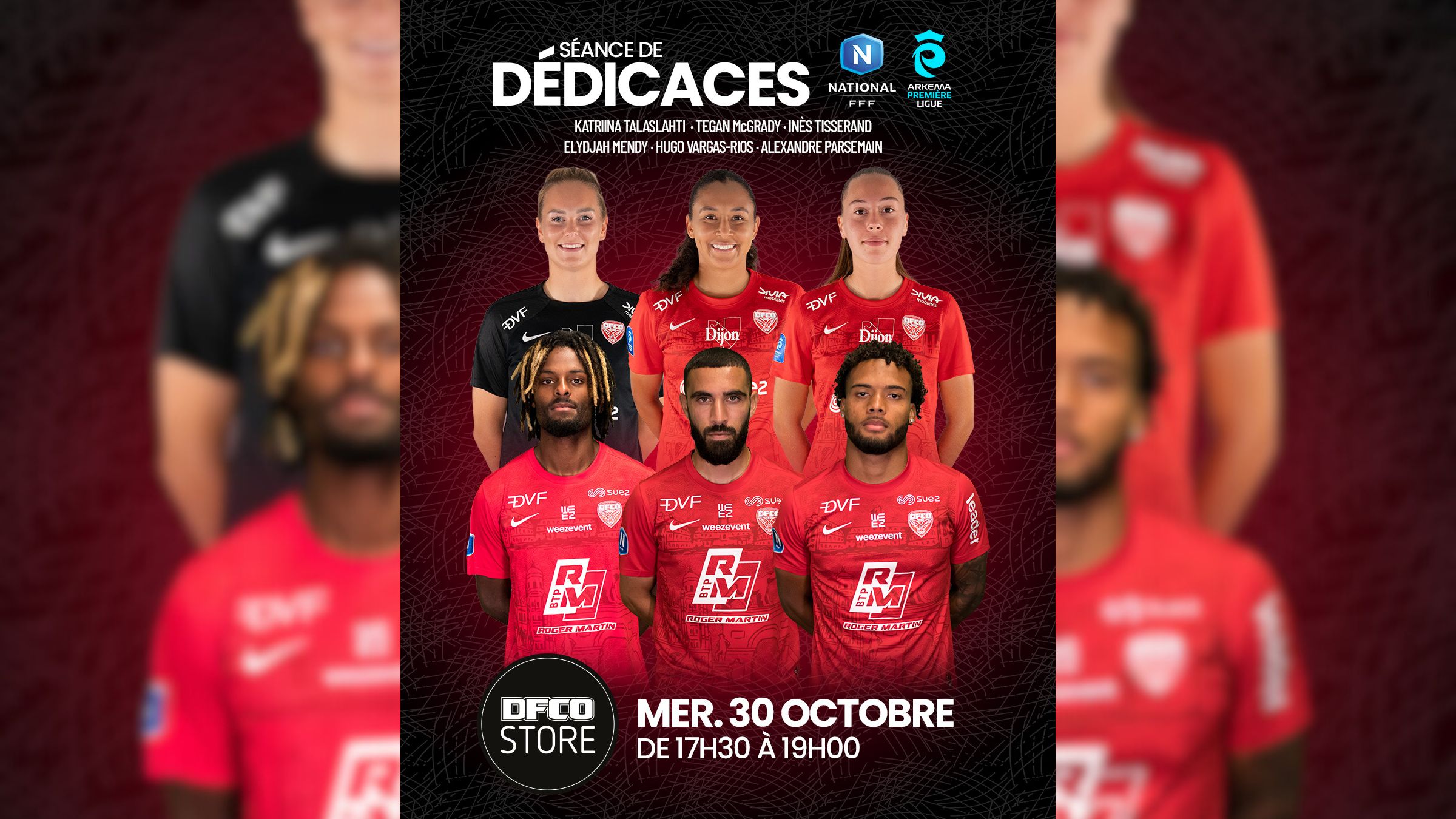 Rencontrez les joueurs du DFCO lors d'une séance de dédicaces !