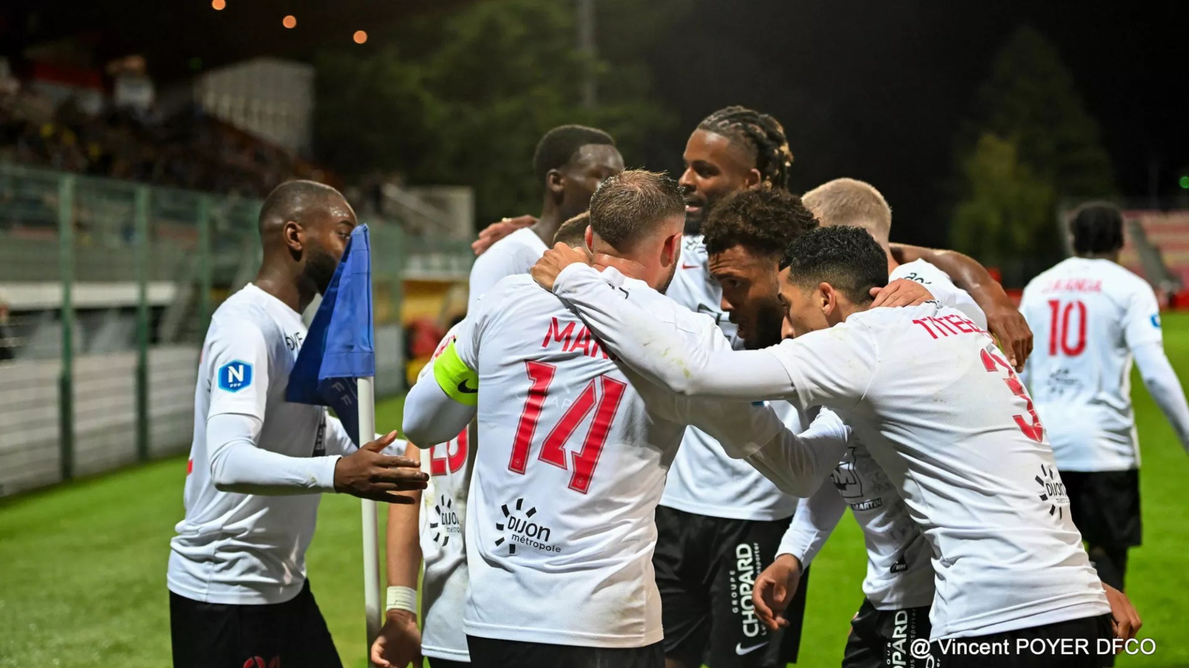 Concarneau-DFCO (1-2) : Dijon s'approche du podium