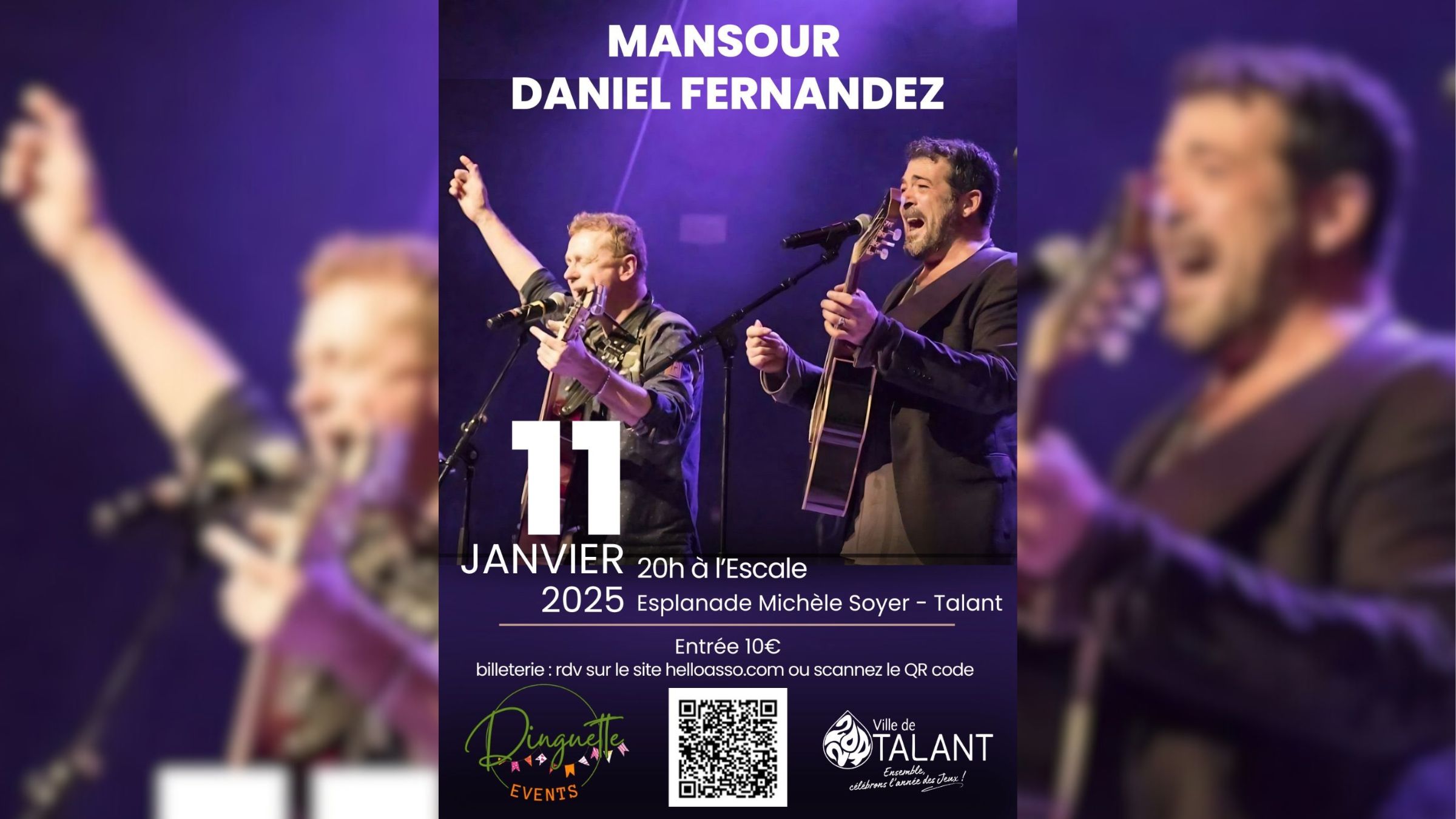 Le duo Mansour et Daniel Fernandez en concert à Talant