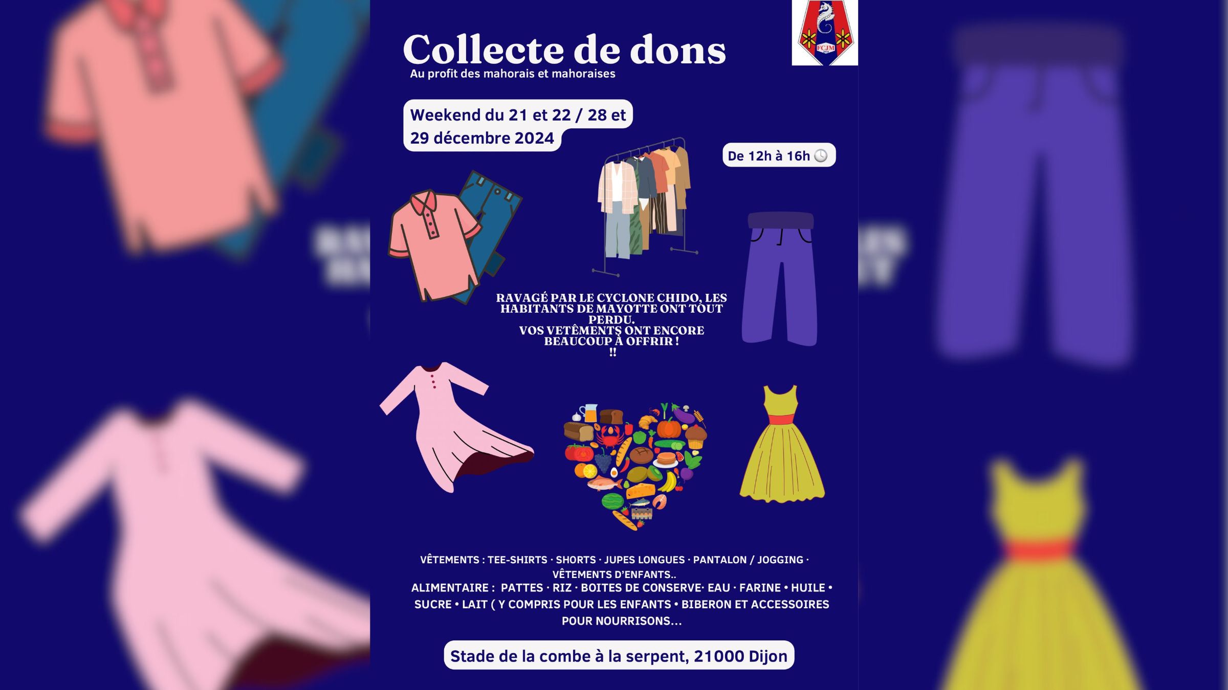 Mayotte. Des collectes de dons au Stade de la Combe à la Serpent