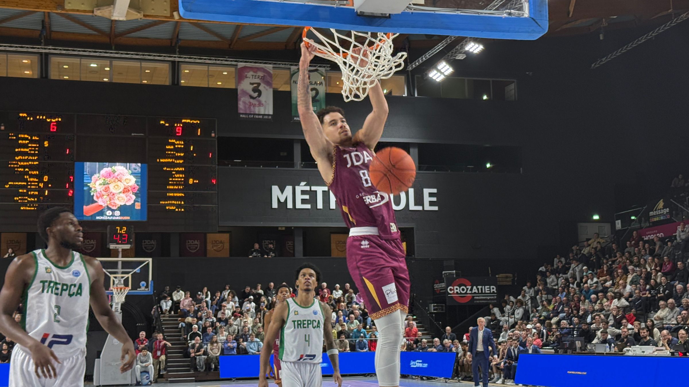 JDA Basket-PAOK Salonique : Dijon se qualifie en quart de finale de Coupe d'Europe (97-93)