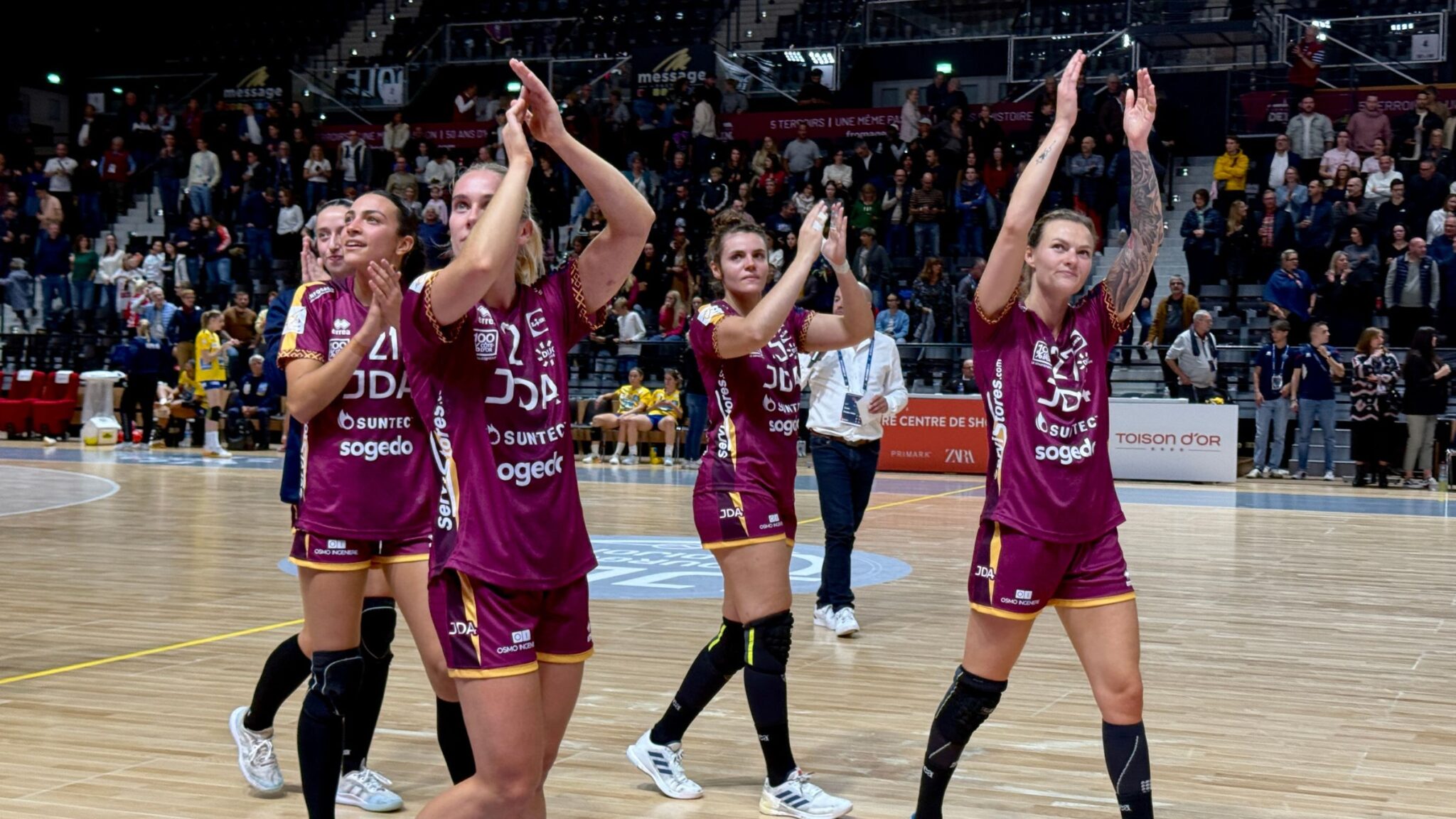 Quel est l'adversaire de la JDA Handball en quart de finale de Ligue Européenne ?
