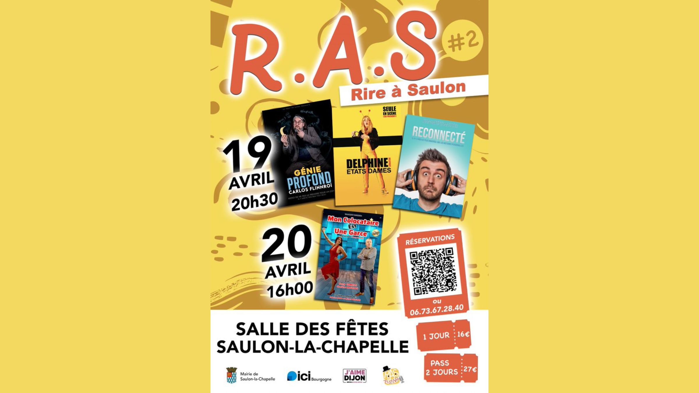 Humour. L'incontournable festival R.A.S est de retour pour une deuxième édition, près de Dijon !