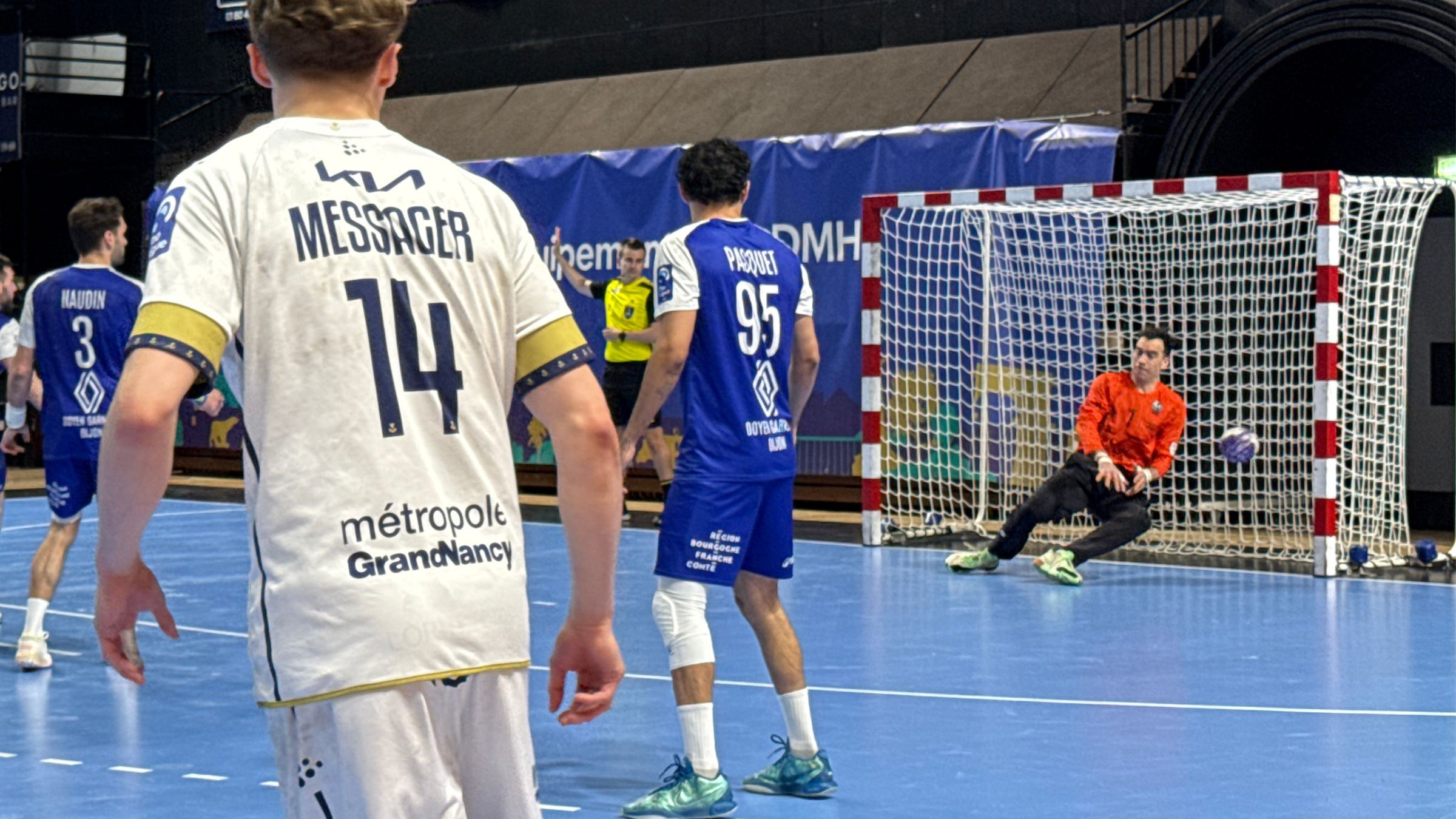 DMH-Nancy : Dijon s'impose face à Nancy et reprend la tête du championnat (38-34)